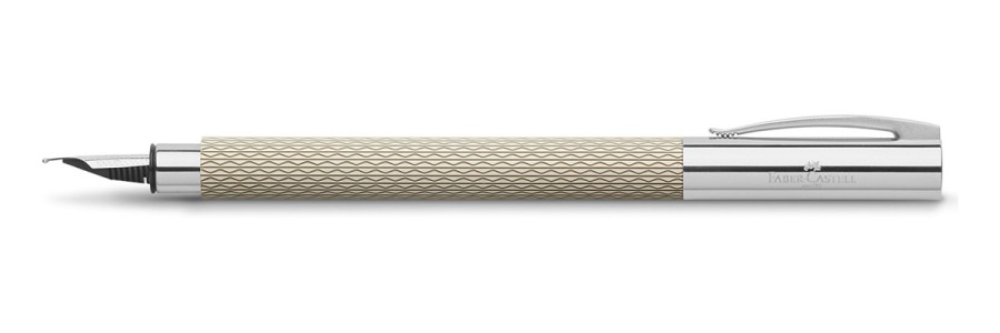 Faber Castell - Ambition - Stilografica - OpArt Bianco Sabbia Faber Castell - Ambition - Stilografica - OpArt Bianco Sabbia