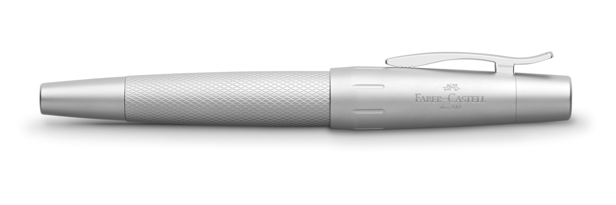 Faber Castell - E-Motion - Stilografica - Pure Silver Faber Castell - E-Motion - Stilografica - Pure Silver