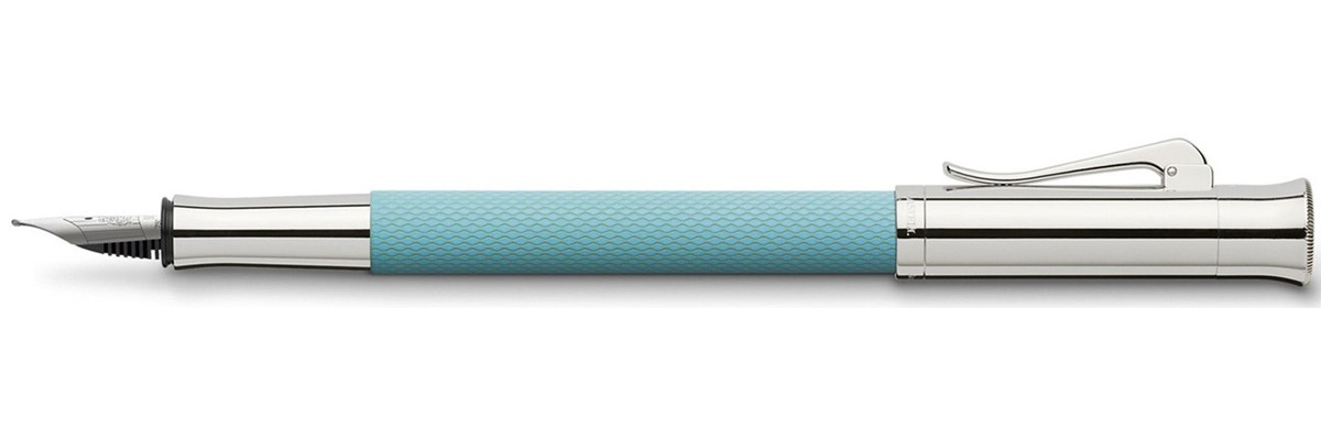 Graf von Faber Castell - Guilloche - Stilografica Turchese Graf von Faber Castell - Guilloche - Stilografica Turchese