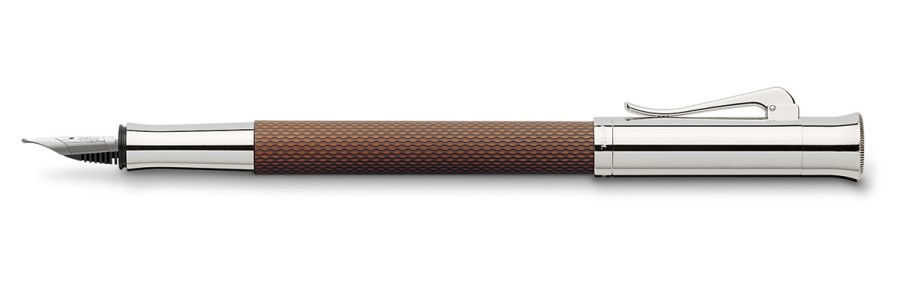 Graf von Faber Castell - Guilloche - Stilografica Cognac