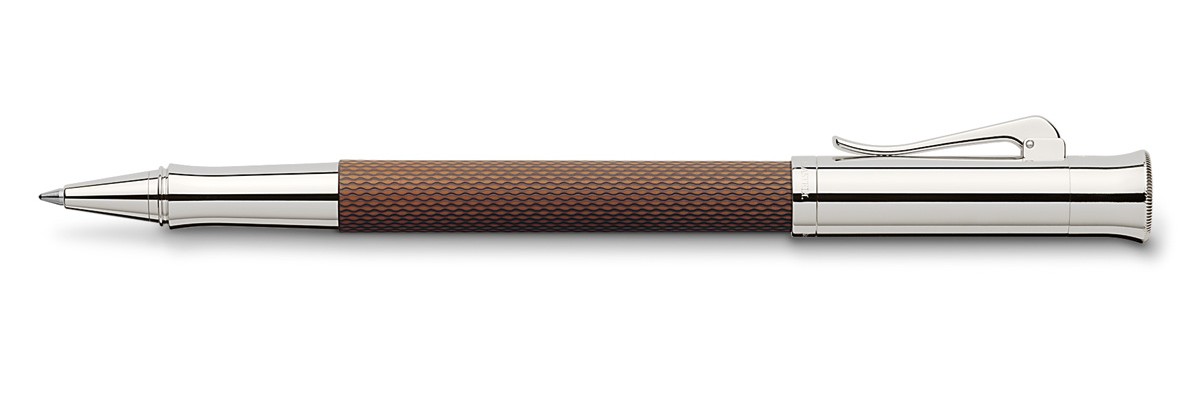 Graf Von Faber Castell - Guilloche - Rollerball Pen Cognac Graf Von Faber Castell - Guilloche - Rollerball Pen Cognac
