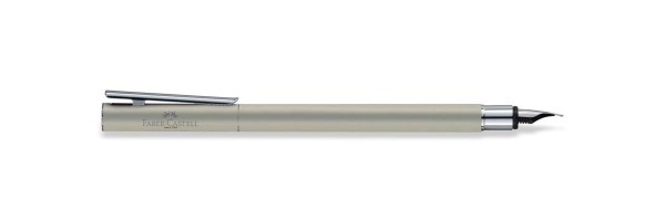 Faber Castell - Neo Slim - Stilografica - Acciaio Satinato Opaco Faber Castell - Neo Slim - Stilografica - Acciaio Satinato Opaco