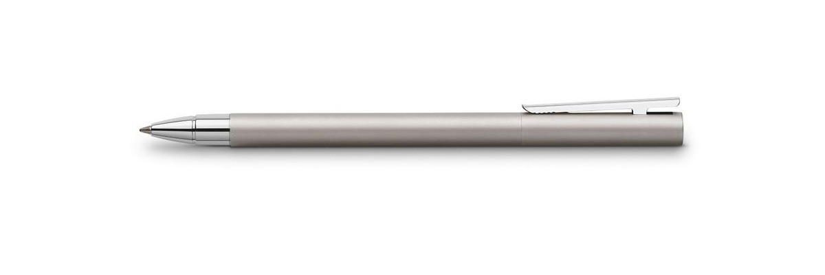 Faber Castell - Neo Slim - Roller - Acciaio satinato opaco Faber Castell - Neo Slim - Roller - Acciaio satinato opaco