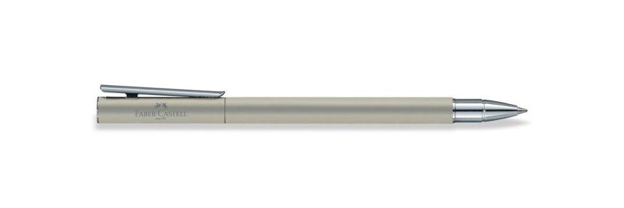 Faber Castell - Neo Slim - Roller - Acciaio satinato opaco Faber Castell - Neo Slim - Roller - Acciaio satinato opaco