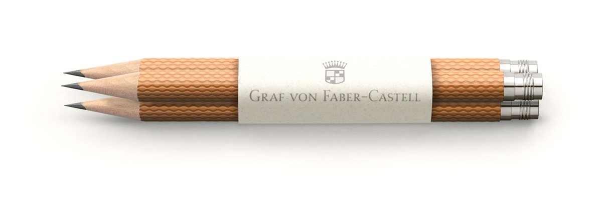 Graf von Faber Castell - 3 matite di ricambio Matita Perfetta - Cognac Graf von Faber Castell - 3 matite di ricambio Matita Perfetta - Cognac