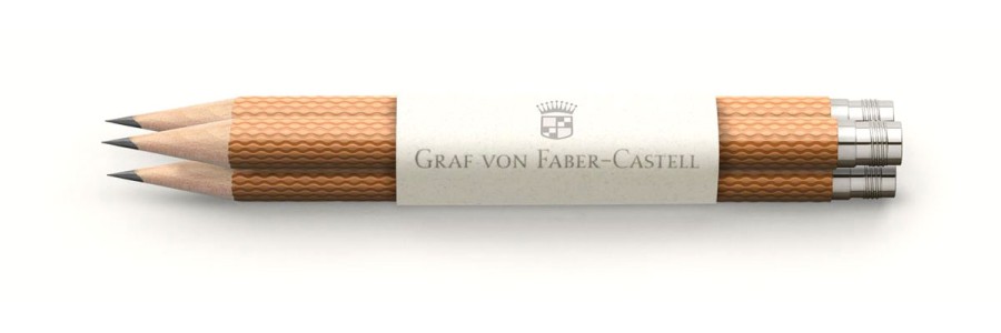 Graf von Faber Castell - 3 matite di ricambio Matita Perfetta - Cognac Graf von Faber Castell - 3 matite di ricambio Matita Perfetta - Cognac