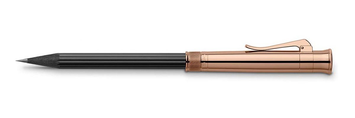 Graf von Faber Castell - Perfect Pencil - Rose Gold - Black Wood Graf von Faber Castell - Perfect Pencil - Rose Gold - Black Wood