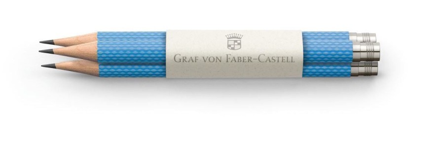 Graf von Faber Castell - 3 spare pencils Perfect Pencil - Gulf Blue Graf von Faber Castell - 3 spare pencils Perfect Pencil - Gulf Blue