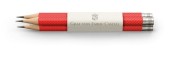 Graf von Faber Castell - 3 spare pencils Perfect Pencil - India Red Graf von Faber Castell - 3 spare pencils Perfect Pencil - India Red
