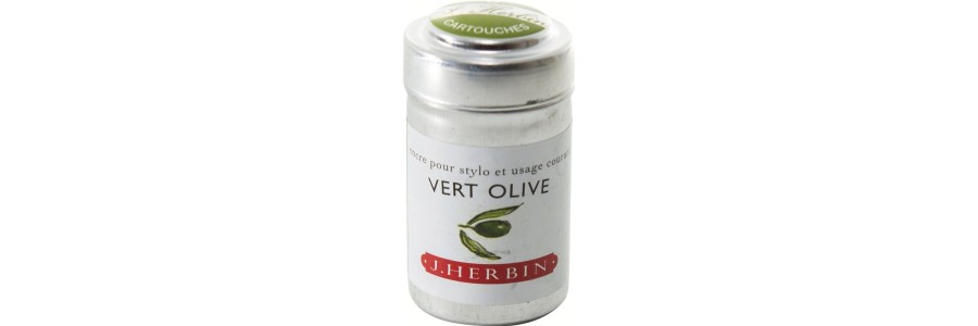 Herbin - Cartridges - Vert Olive Herbin - Cartridges - Vert Olive