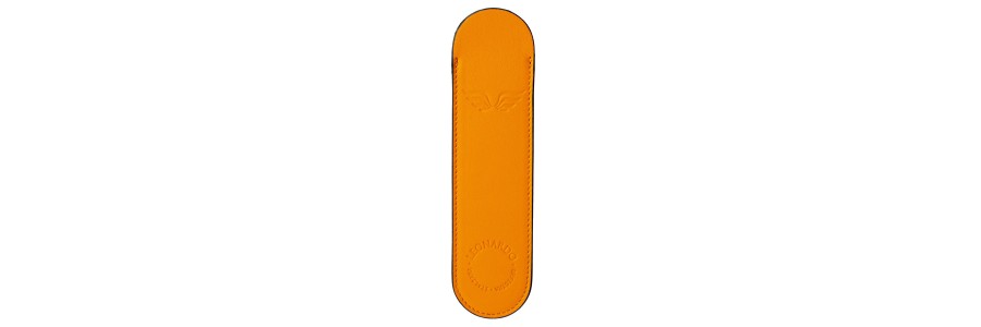 Leonardo Officina Italiana - Astuccio Portapenne - 1 Posto Arancio Leonardo Officina Italiana - Astuccio Portapenne - 1 Posto Arancio