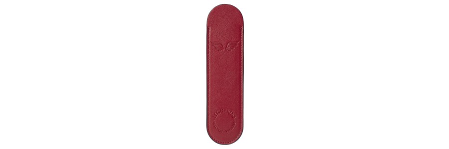 Leonardo Officina Italiana - Astuccio Portapenne - 1 Posto Rosso Leonardo Officina Italiana - Astuccio Portapenne - 1 Posto Rosso