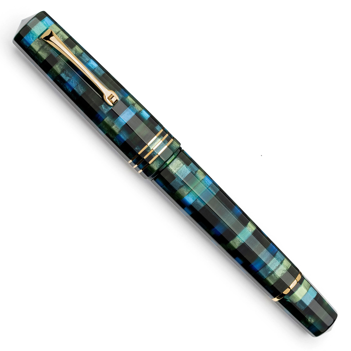 Leonardo Officina Italiana - Dodici (Twelve) - Mosaico GT - Fountain pen - 14kt. Gold Nib Leonardo Officina Italiana - Dodici (Twelve) - Mosaico GT - Fountain pen - 14kt. Gold Nib