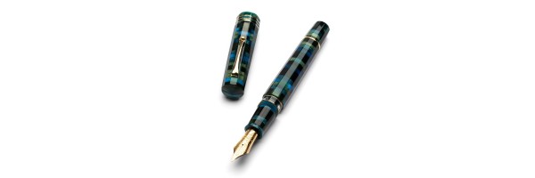 Leonardo Officina Italiana - Dodici (Twelve) - Mosaico GT - Fountain pen - 14kt. Gold Nib Leonardo Officina Italiana - Dodici (Twelve) - Mosaico GT - Fountain pen - 14kt. Gold Nib