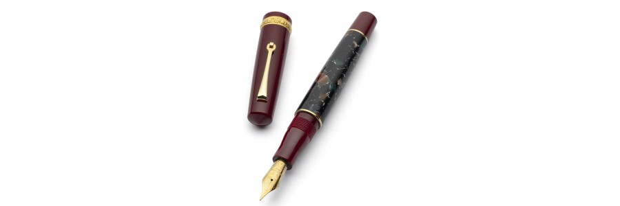 Leonardo Officina Italiana - Momento Zero - Marmo Pompei GT - Stilografica Leonardo Officina Italiana - Momento Zero - Marmo Pompei GT - Stilografica