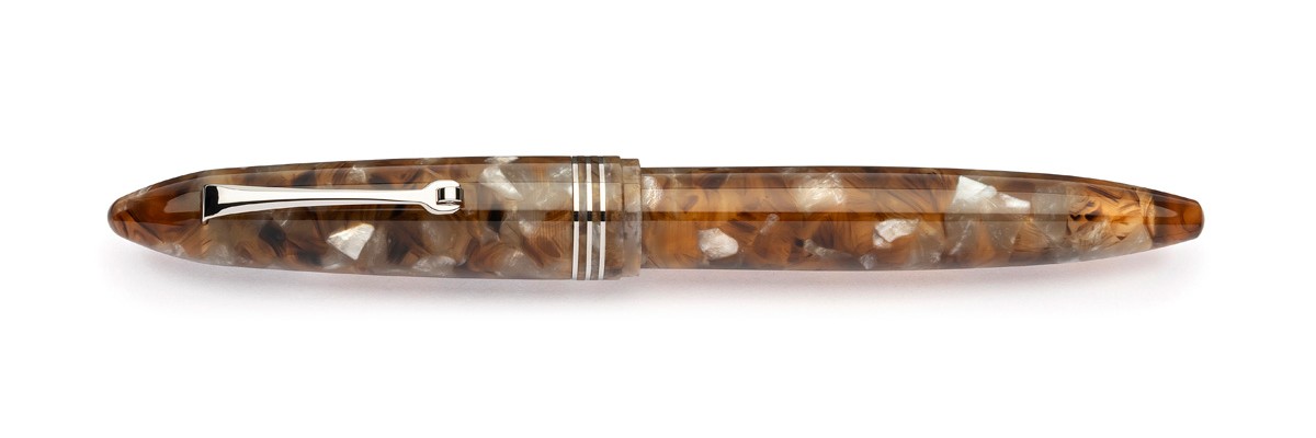 Leonardo Officina Italiana - Furore 2025 - Aque Ambrate ST - Fountain pen - Steel nib