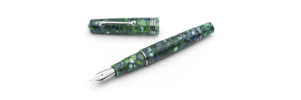 Leonardo Officina Italiana - Momento Zero resina - Green Blue CT - Stilografica - Pennino acciaio Leonardo Officina Italiana - Momento Zero resina - Green Blue CT - Stilografica - Pennino acciaio