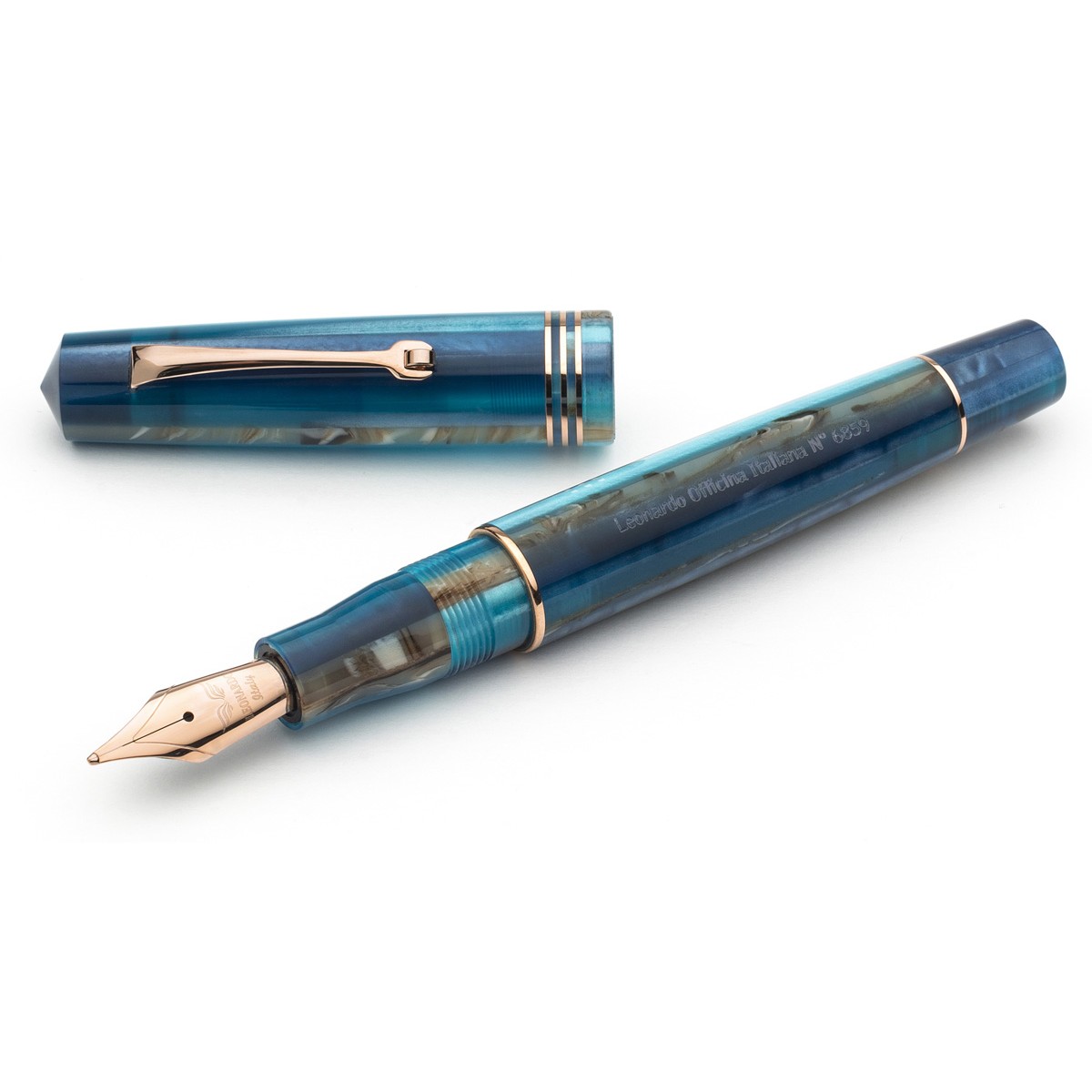 Leonardo Officina Italiana - Momento Zero resina - Hawaii RGT - Stilografica - Pennino acciaio Leonardo Officina Italiana - Momento Zero resina - Hawaii RGT - Stilografica - Pennino acciaio