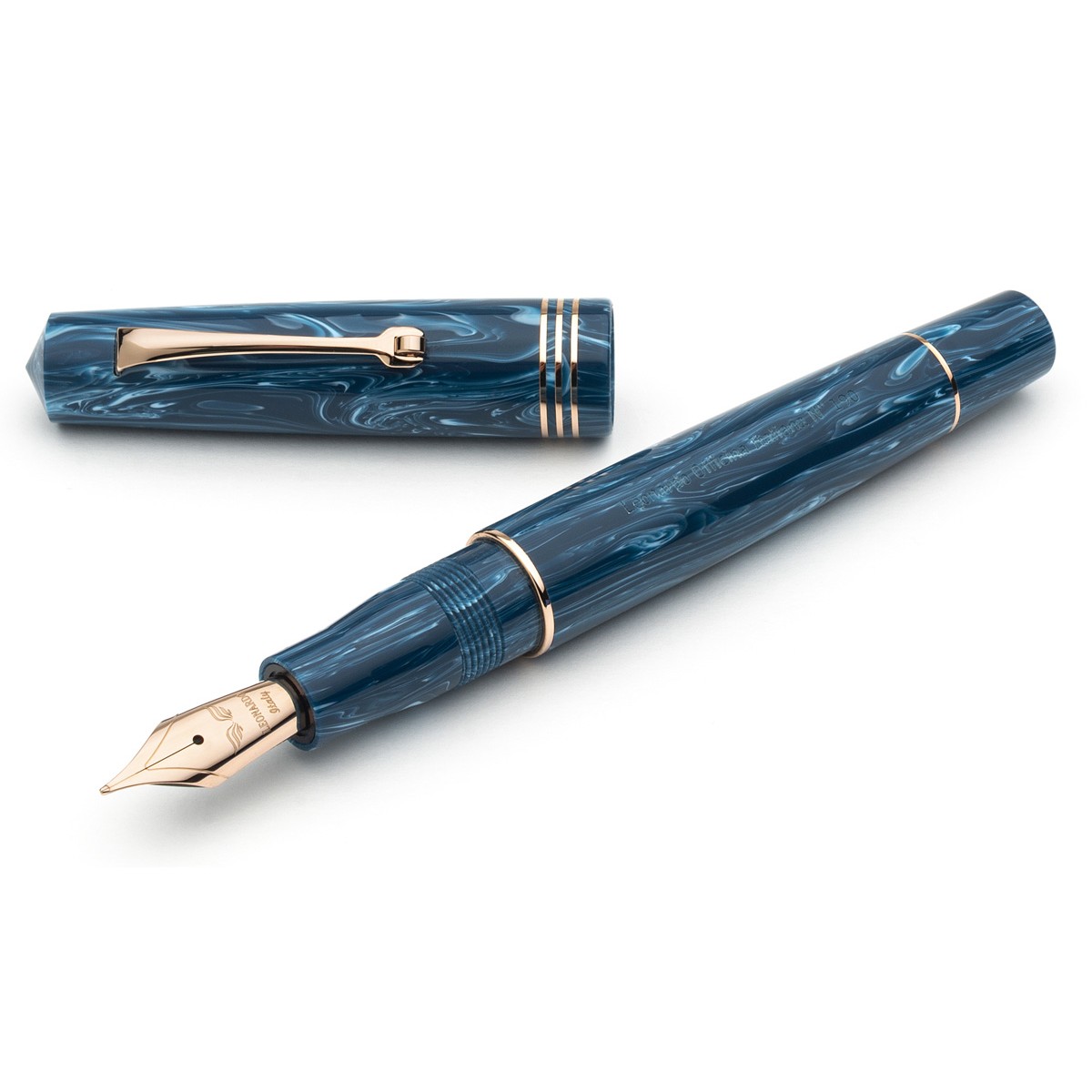 Leonardo Officina Italiana - Momento Zero resin - Positano RGT - Fountain pen - Gold nib Leonardo Officina Italiana - Momento Zero resin - Positano RGT - Fountain pen - Gold nib