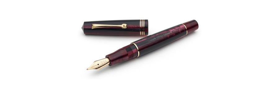 Leonardo Officina Italiana - Momento Zero resina - Prugna GT - Stilografica - Pennino oro Leonardo Officina Italiana - Momento Zero resina - Prugna GT - Stilografica - Pennino oro