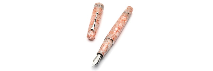 Leonardo Officina Italiana - Momento Zero resina - Angel Skin ST - Stilografica - Pennino acciaio Leonardo Officina Italiana - Momento Zero resina - Angel Skin ST - Stilografica - Pennino acciaio