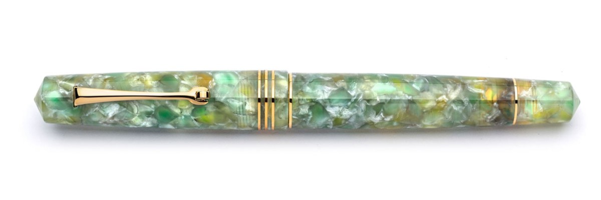 Leonardo Officina Italiana - Momento Zero resina - Green Jade GT - Stilografica - Pennino acciaio Leonardo Officina Italiana - Momento Zero resina - Green Jade GT - Stilografica - Pennino acciaio