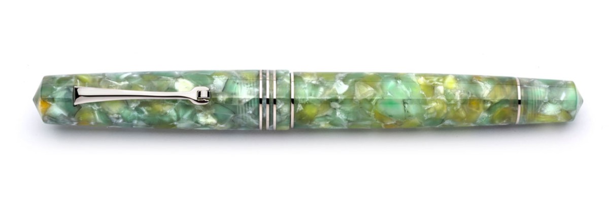 Leonardo Officina Italiana - Momento Zero resina - Green Jade ST - Stilografica - Pennino acciaio Leonardo Officina Italiana - Momento Zero resina - Green Jade ST - Stilografica - Pennino acciaio