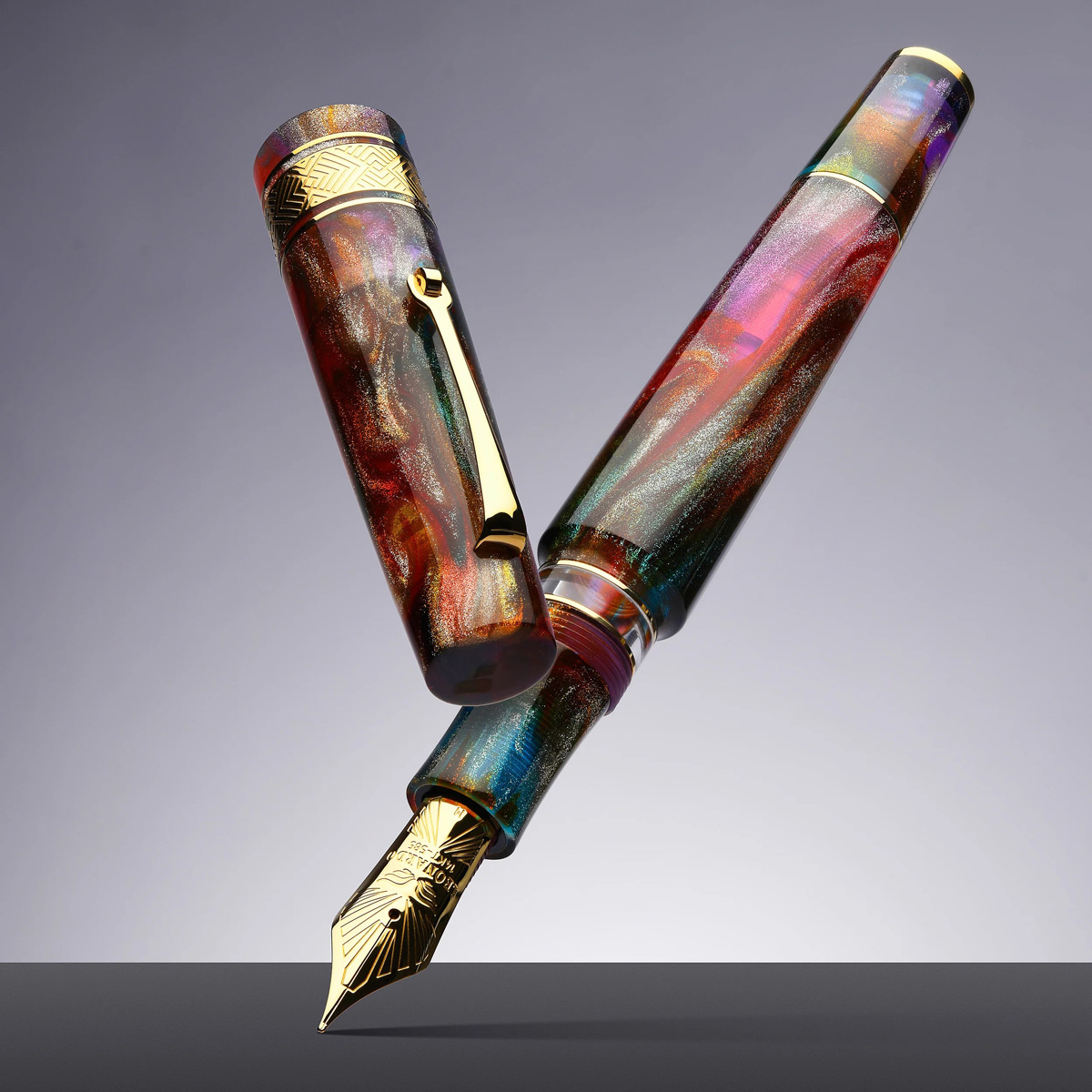 Leonardo Officina Italiana - Supernova PM5 GT 14k #8 Gold nib - Yellow gold finishes Leonardo Officina Italiana - Supernova PM5 GT 14k #8 Gold nib - Yellow gold finishes