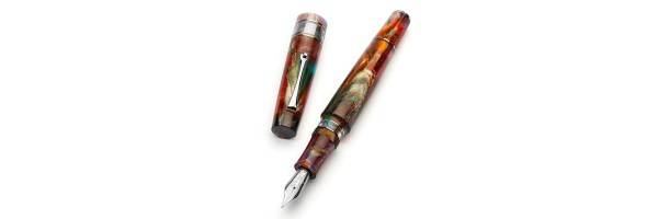 Leonardo Officina Italiana - Supernova PM5 ST 14k #8 Gold nib - Silver finishes Leonardo Officina Italiana - Supernova PM5 ST 14k #8 Gold nib - Silver finishes