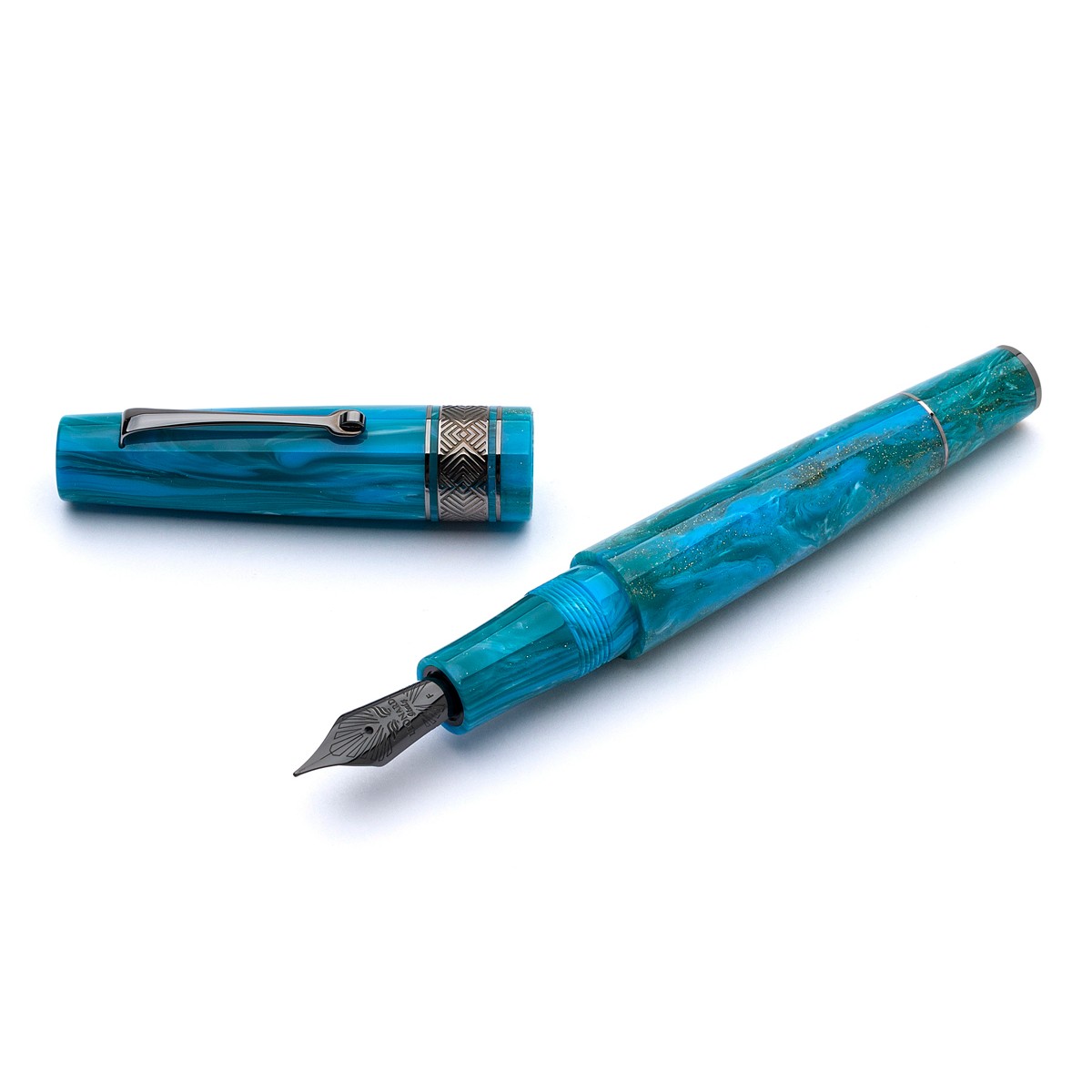 Leonardo Officina Italiana - Supernova Regular Size - Star Light Blue RT - Stilografica - Pennino acciaio Leonardo Officina Italiana - Supernova Regular Size - Star Light Blue RT - Stilografica - Pennino acciaio