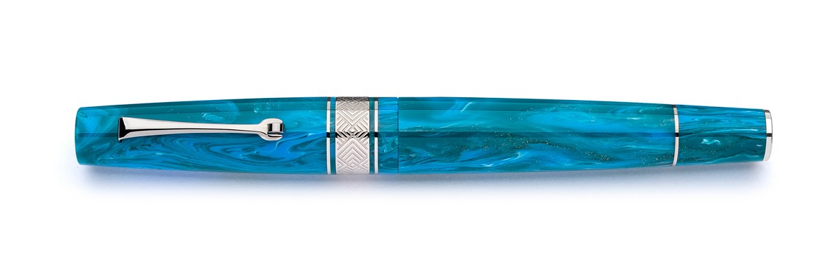 Leonardo Officina Italiana - Supernova Regular Size - Star Light Blue ST - Stilografica - Pennino acciaio Leonardo Officina Italiana - Supernova Regular Size - Star Light Blue ST - Stilografica - Pennino acciaio