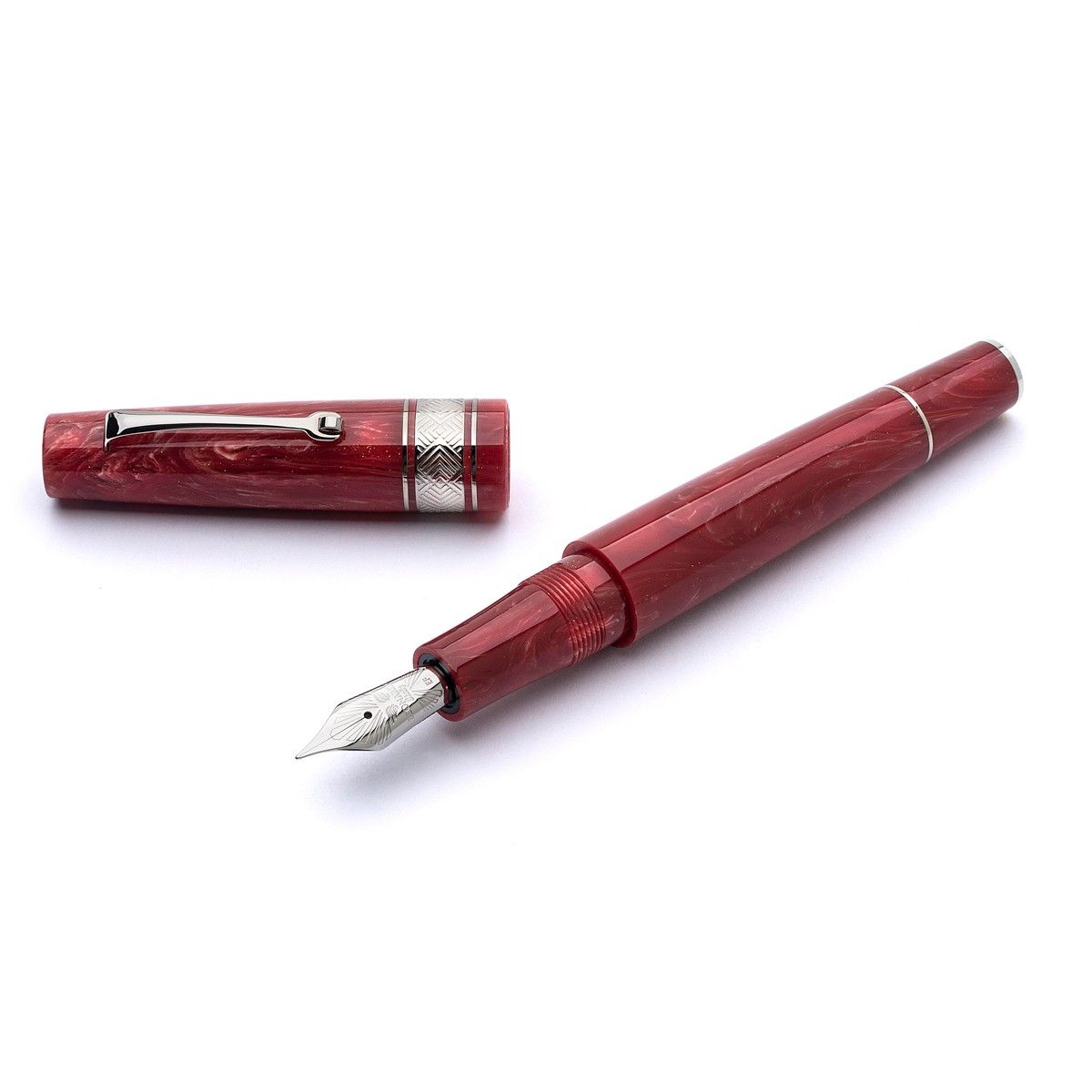 Leonardo Officina Italiana - Supernova Regular Size - Star Light Pink ST - Stilografica - Pennino acciaio
