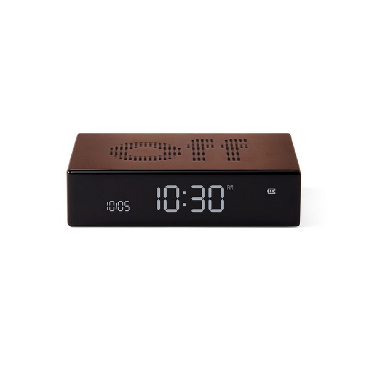 Lexon - Flip Premium - Sveglia LCD reversibile - Bronze Lexon - Flip Premium - Sveglia LCD reversibile - Bronze