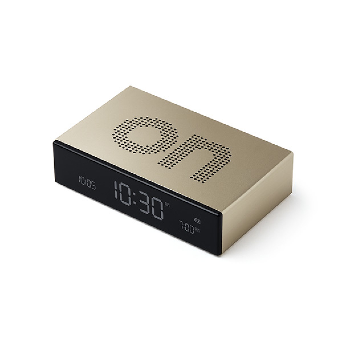 Lexon - Flip Premium - Reversible LCD alarm clock - Gold Lexon - Flip Premium - Reversible LCD alarm clock - Gold
