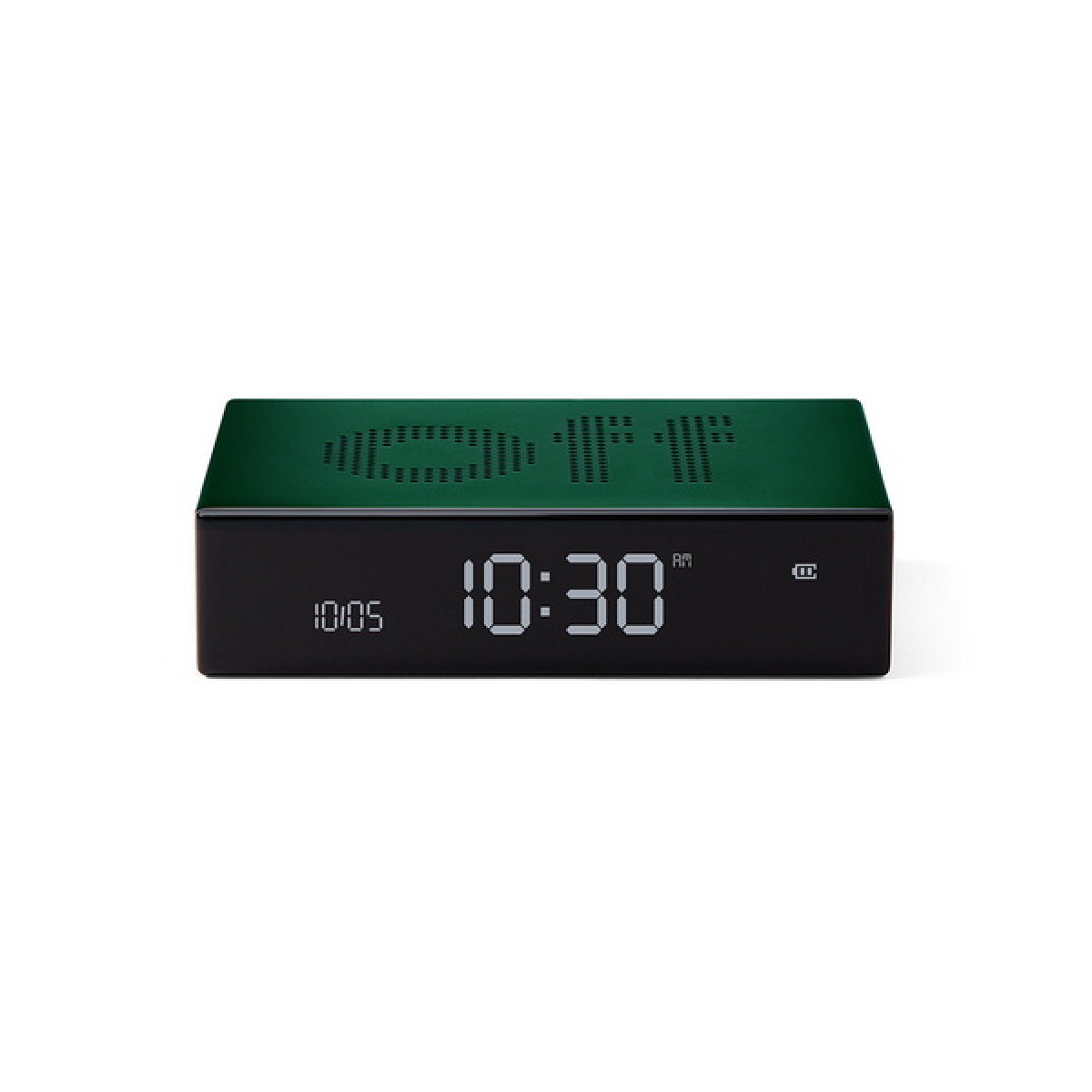 Lexon - Flip Premium - Sveglia LCD reversibile - Dark Green Lexon - Flip Premium - Sveglia LCD reversibile - Dark Green