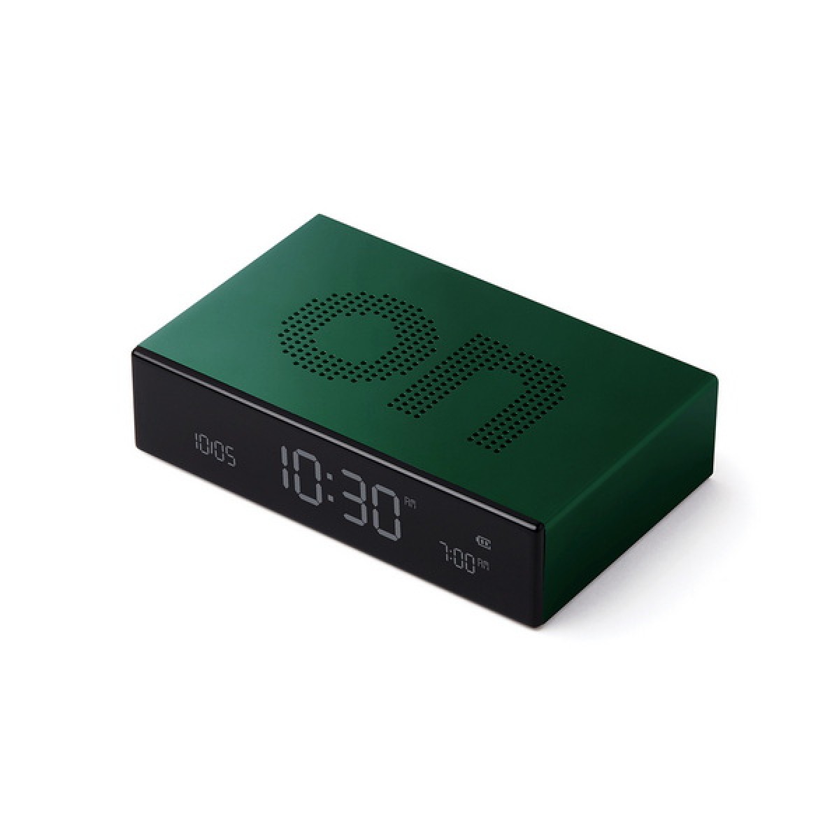 Lexon - Flip Premium - Sveglia LCD reversibile - Dark Green Lexon - Flip Premium - Sveglia LCD reversibile - Dark Green