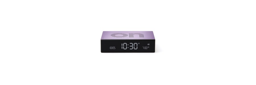 Lexon - Flip Premium - Reversible LCD alarm clock - Light Lilac Lexon - Flip Premium - Reversible LCD alarm clock - Light Lilac