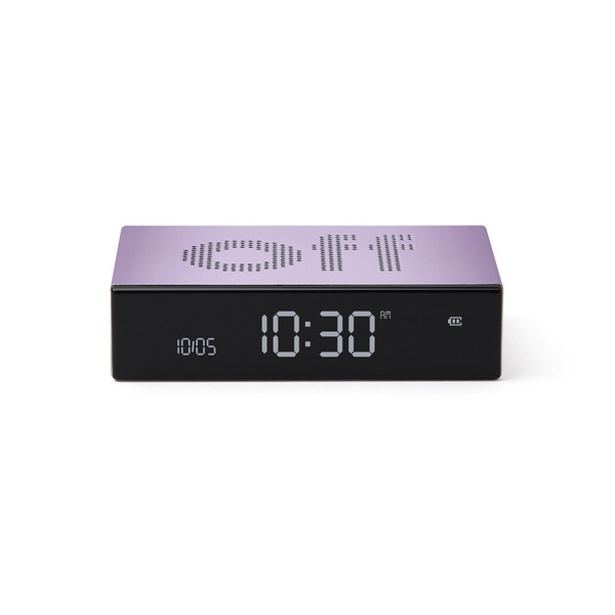 Lexon - Flip Premium - Reversible LCD alarm clock - Light Lilac Lexon - Flip Premium - Reversible LCD alarm clock - Light Lilac