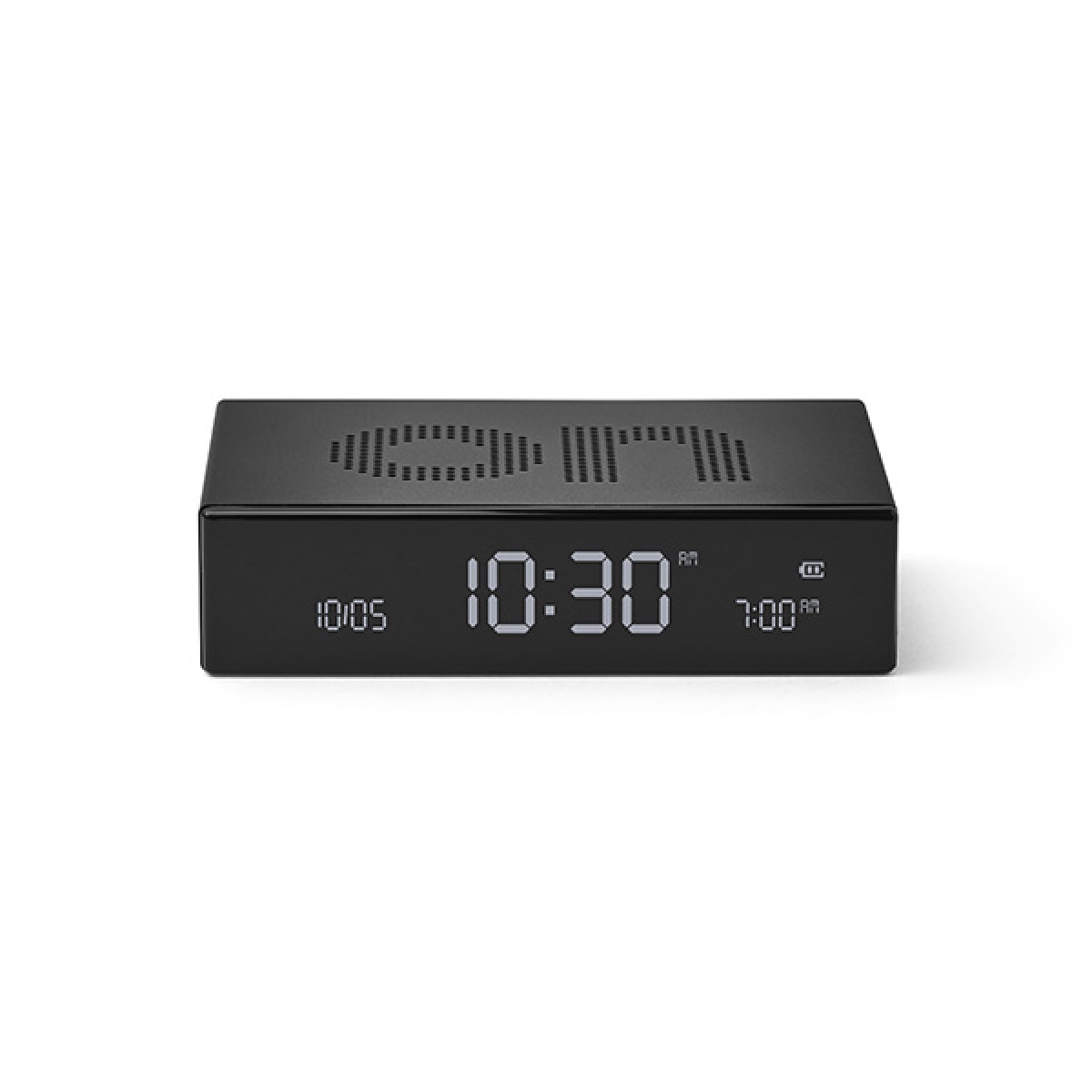 Lexon - Flip Premium - Reversible LCD alarm clock - Black Lexon - Flip Premium - Reversible LCD alarm clock - Black