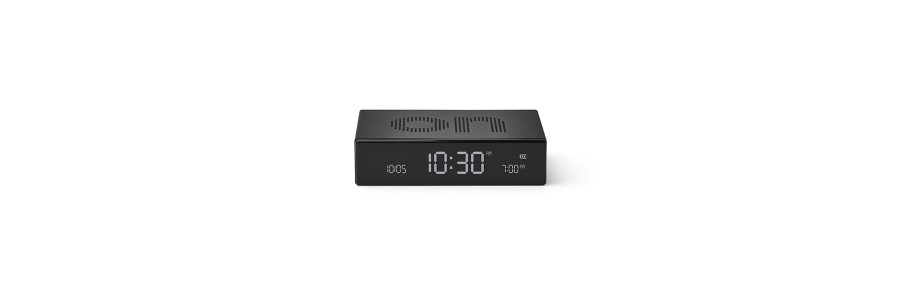 Lexon - Flip Premium - Reversible LCD alarm clock - Black Lexon - Flip Premium - Reversible LCD alarm clock - Black