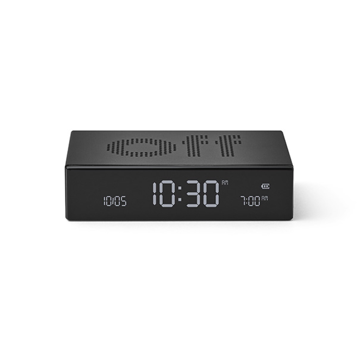 Lexon - Flip Premium - Reversible LCD alarm clock - Black Lexon - Flip Premium - Reversible LCD alarm clock - Black