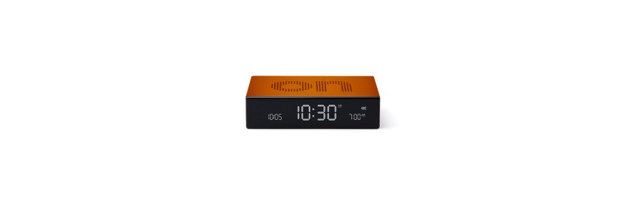 Lexon - Flip Premium - Reversible LCD alarm clock - Orange Lexon - Flip Premium - Reversible LCD alarm clock - Orange