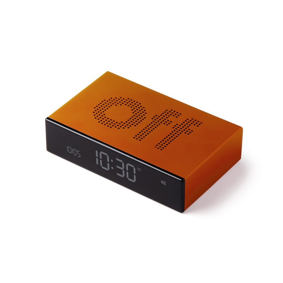 Lexon - Flip Premium - Reversible LCD alarm clock - Orange Lexon - Flip Premium - Reversible LCD alarm clock - Orange