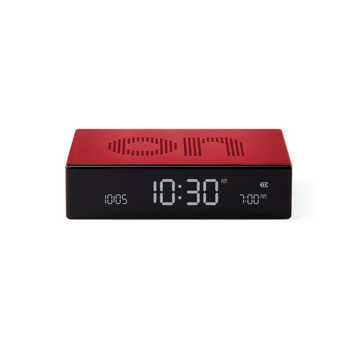 Lexon - Flip Premium - Reversible LCD alarm clock - Red Lexon - Flip Premium - Reversible LCD alarm clock - Red