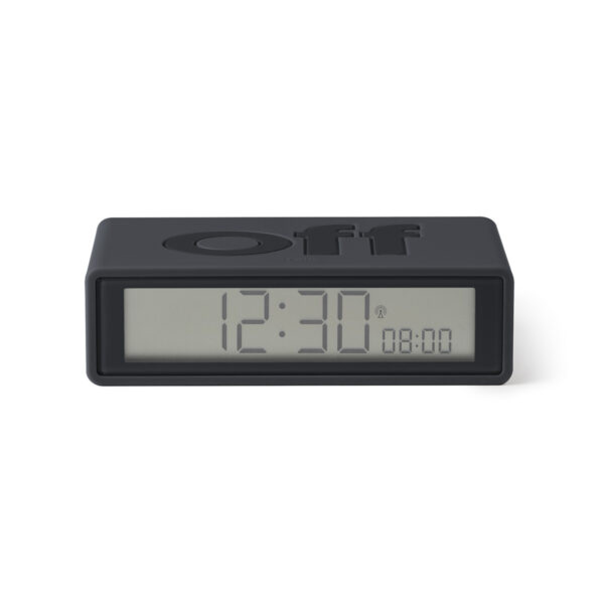 Lexon - Flip - Reversible LCD alarm clock - Black Lexon - Flip - Reversible LCD alarm clock - Black