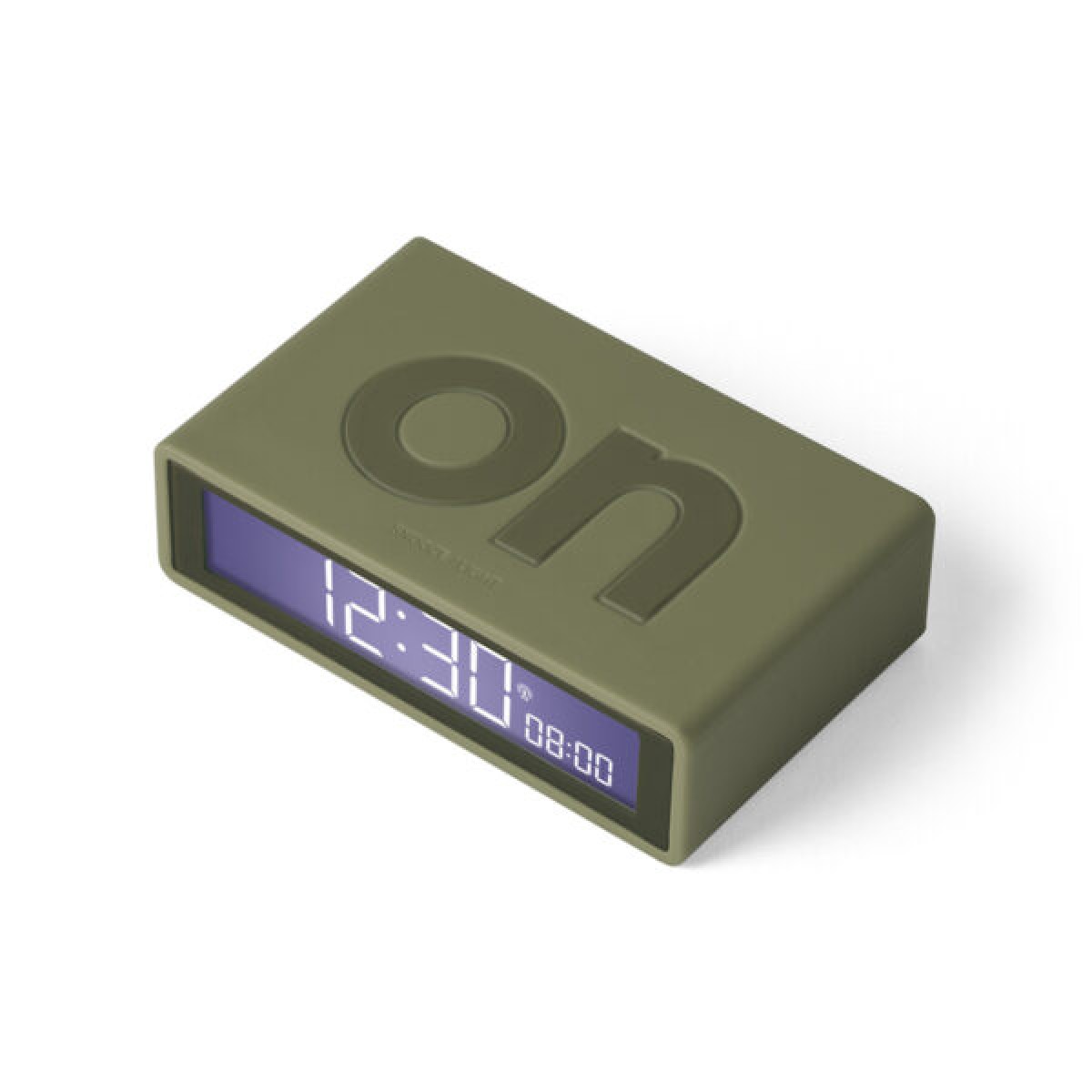 Lexon - Flip - Reversible LCD alarm clock - Kakhi Lexon - Flip - Reversible LCD alarm clock - Kakhi