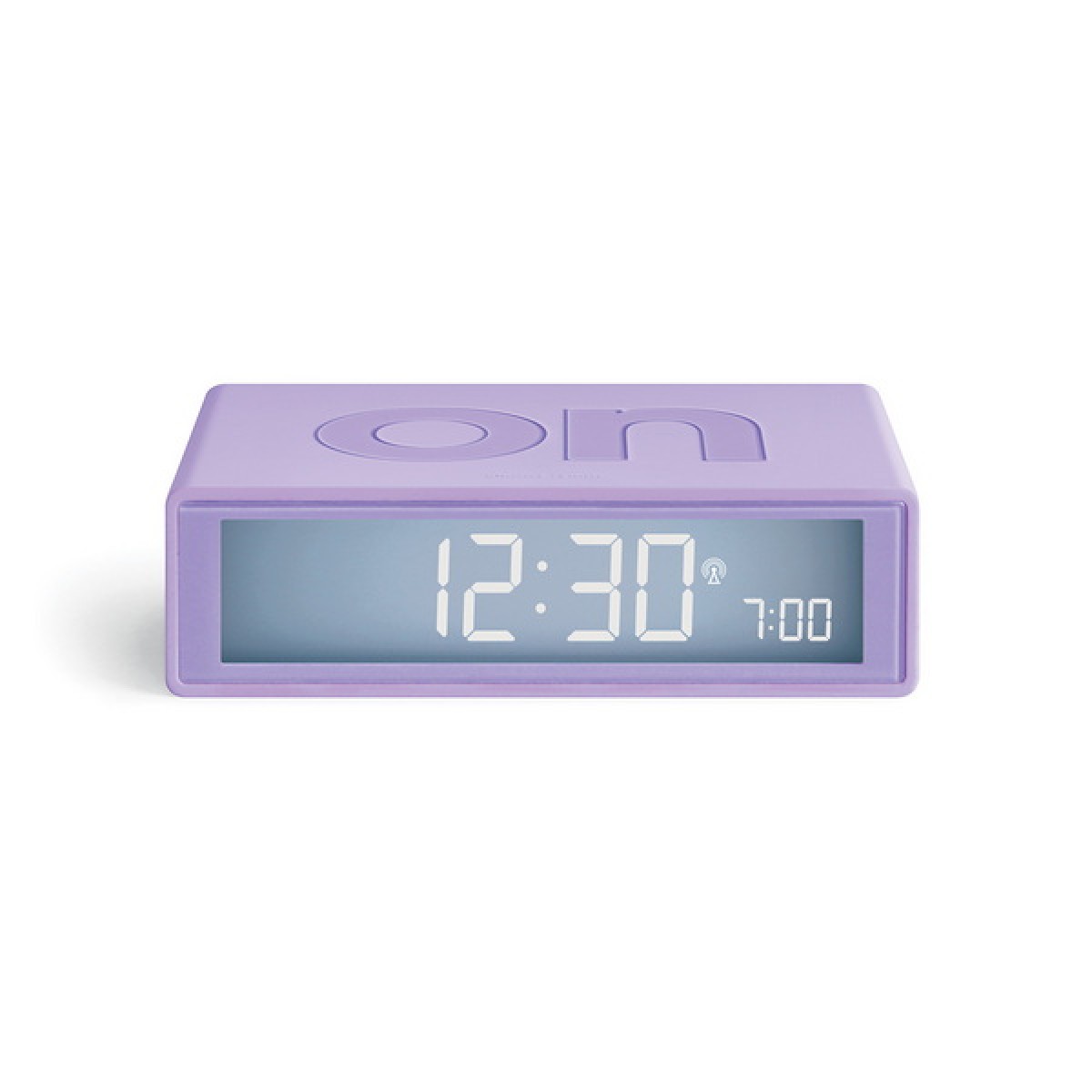 Lexon - Flip - Reversible LCD alarm clock - Light Lilac Lexon - Flip - Reversible LCD alarm clock - Light Lilac