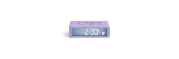 Lexon - Flip - Reversible LCD alarm clock - Light Lilac Lexon - Flip - Reversible LCD alarm clock - Light Lilac