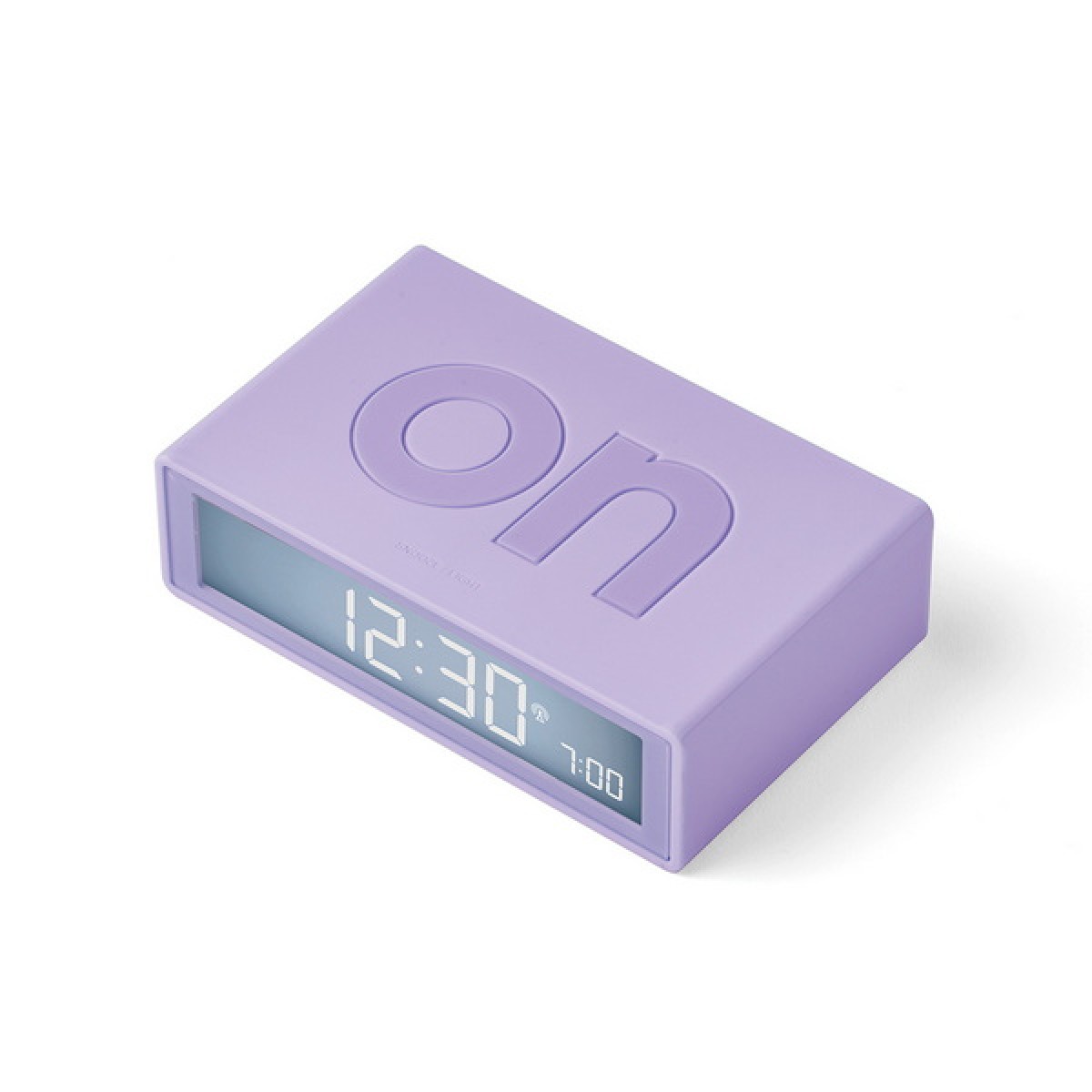Lexon - Flip - Reversible LCD alarm clock - Light Lilac Lexon - Flip - Reversible LCD alarm clock - Light Lilac