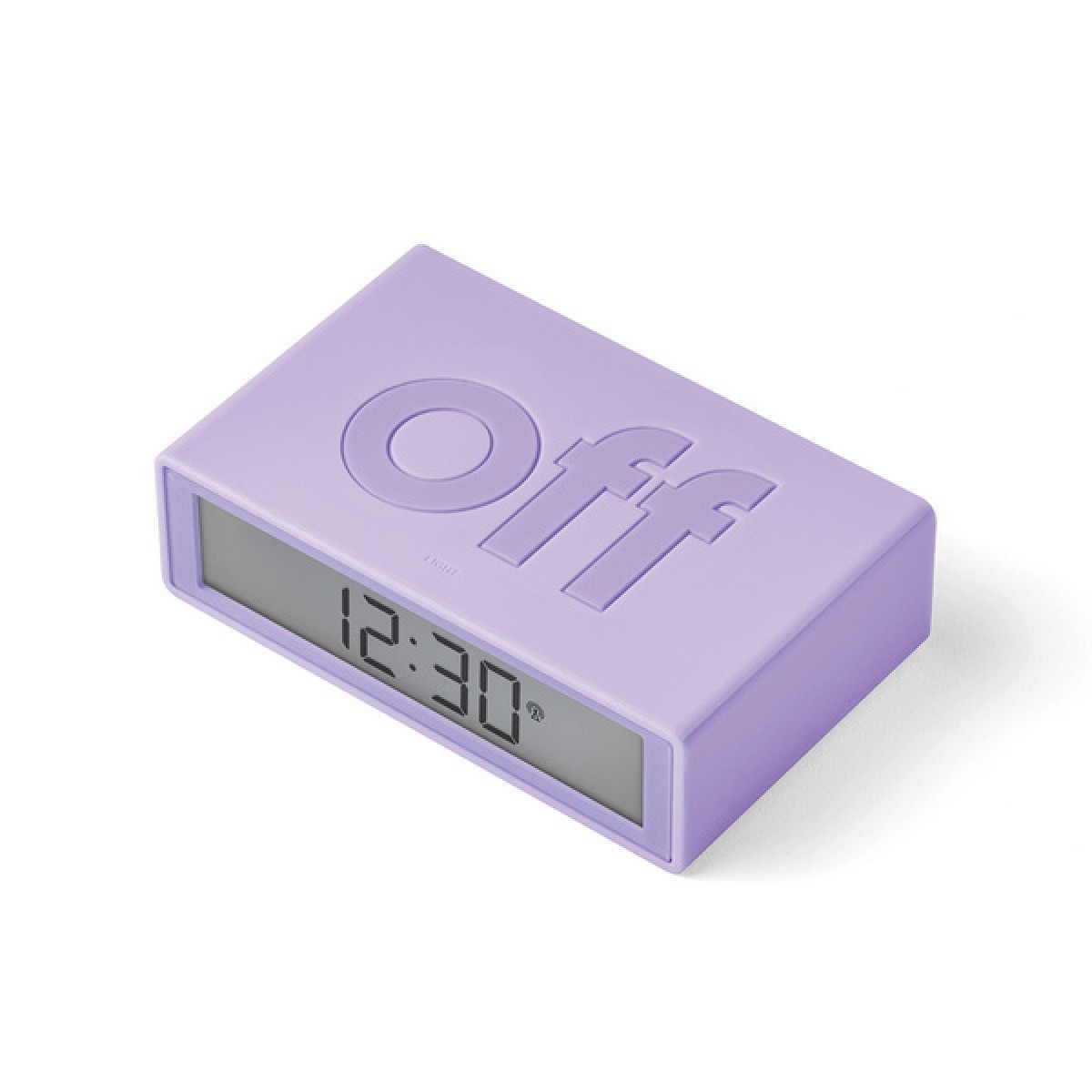 Lexon - Flip - Reversible LCD alarm clock - Light Lilac Lexon - Flip - Reversible LCD alarm clock - Light Lilac